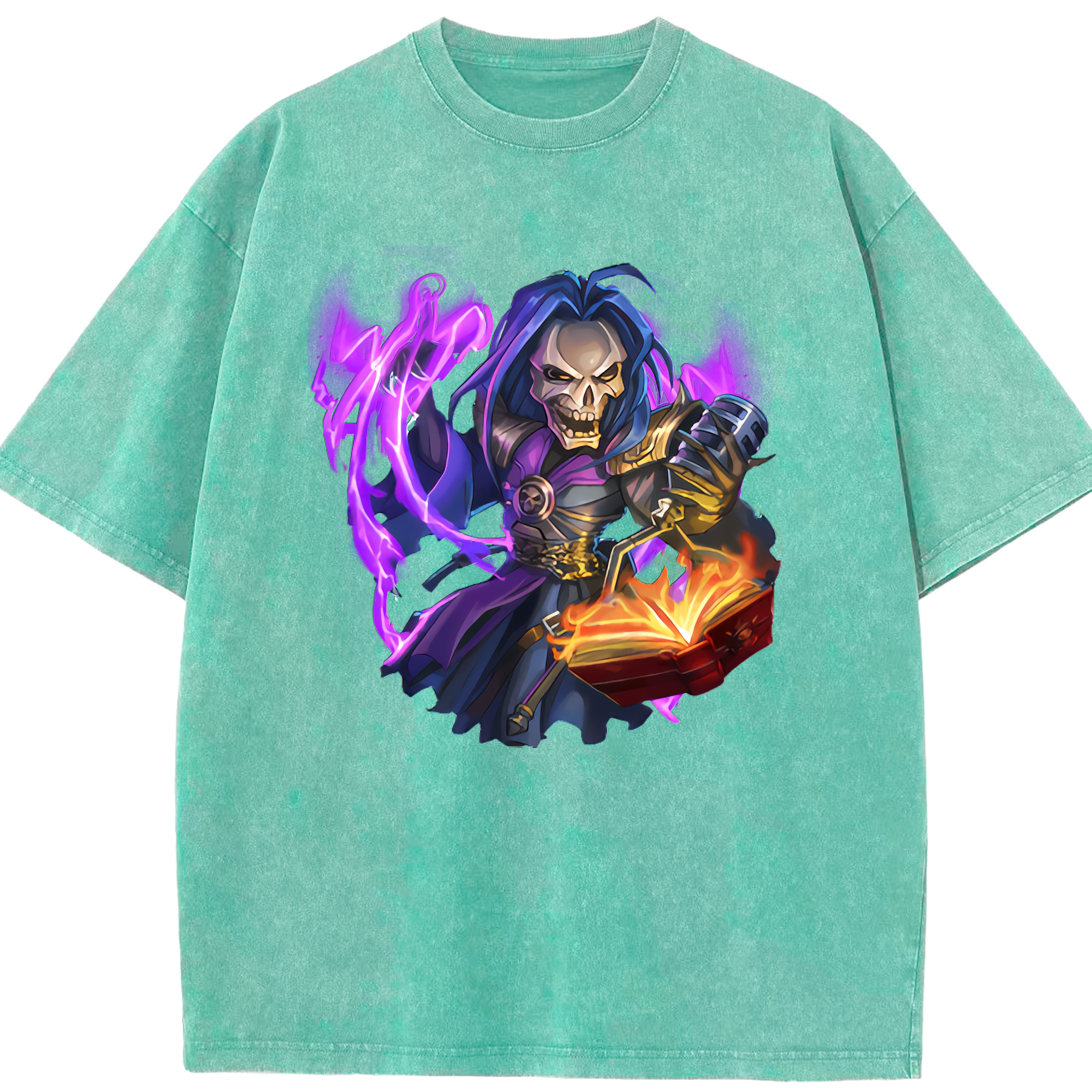リーグ・オブ・レジェンド League of Legends LOL 綿100% ヴィンテージ風 半袖Tシャツ（フロントプリント）